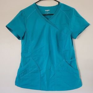 Teal Scrub Top